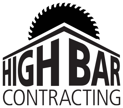 High Bar Contracting logo design